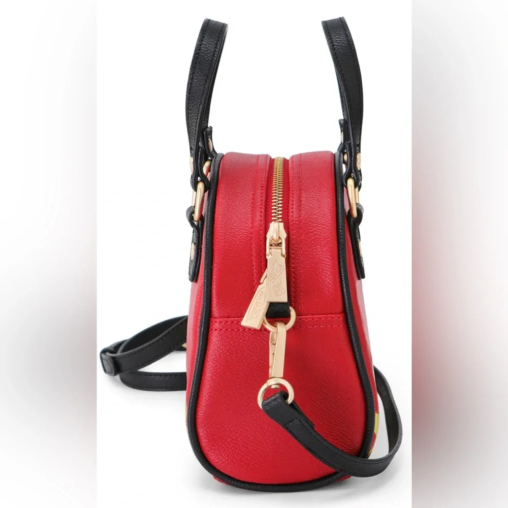 VON DUTCH "CITY OF ANGELS" RED & YELLOW BOWLING BAG NWT - Picture 3 of 7